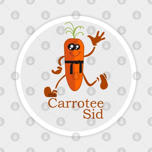 the Carrotee Sid Magnet by Mitalie